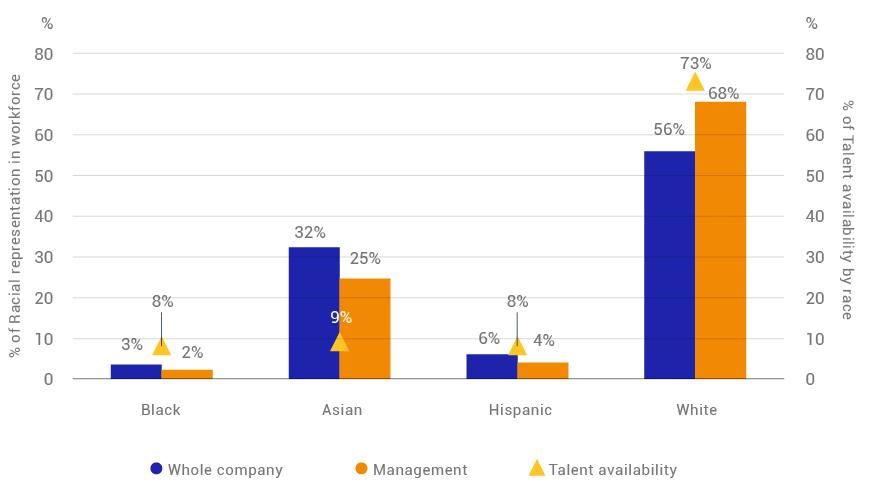 Information technology sector's racial disclosures