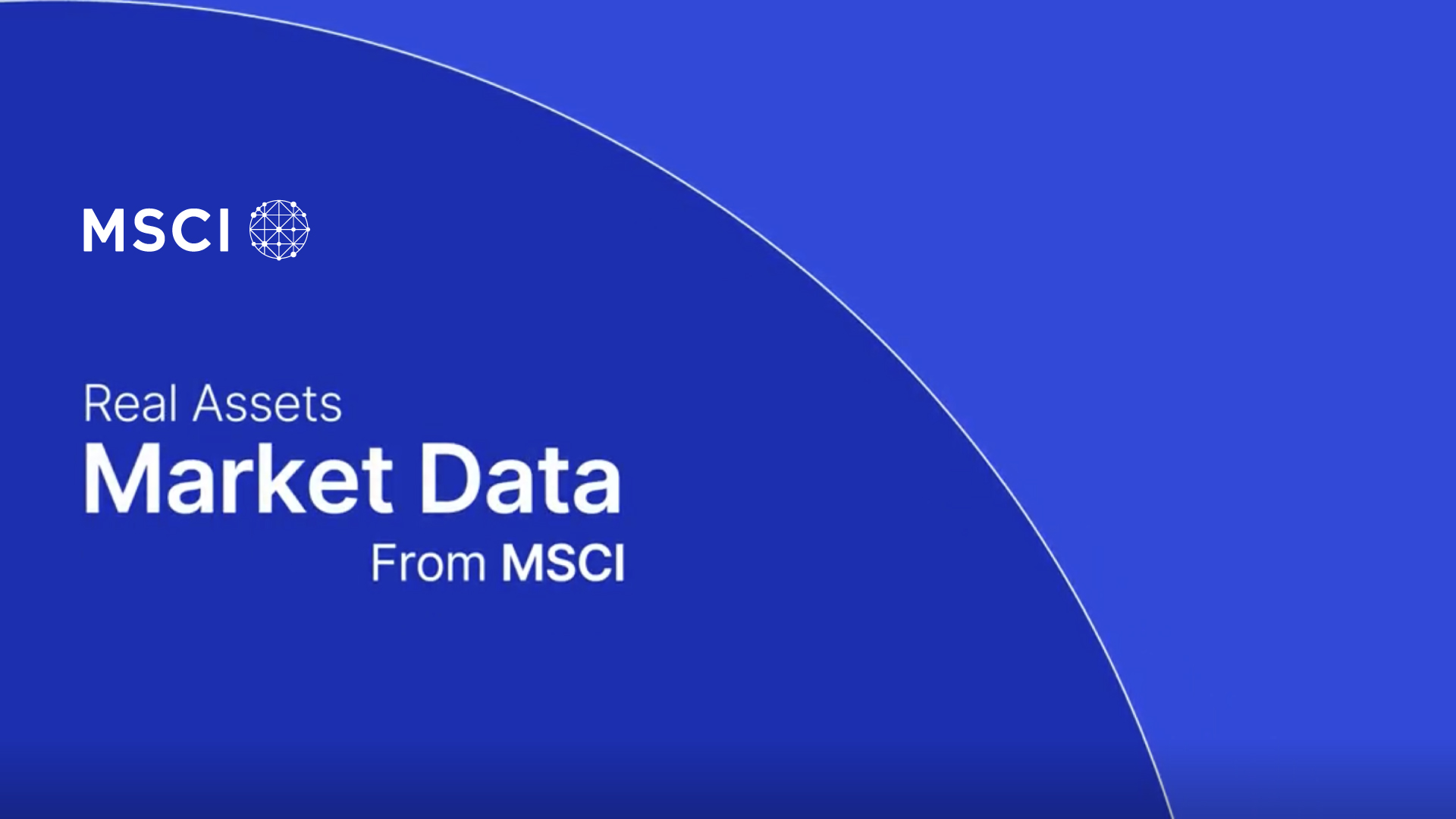 Real Assets Market Data | MSCI