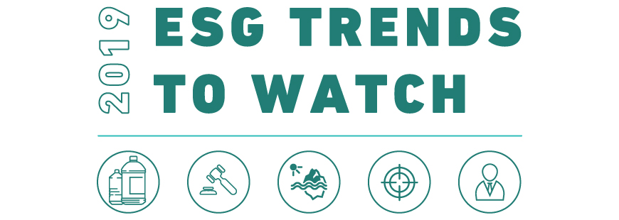 ESG trends to watch in 2019