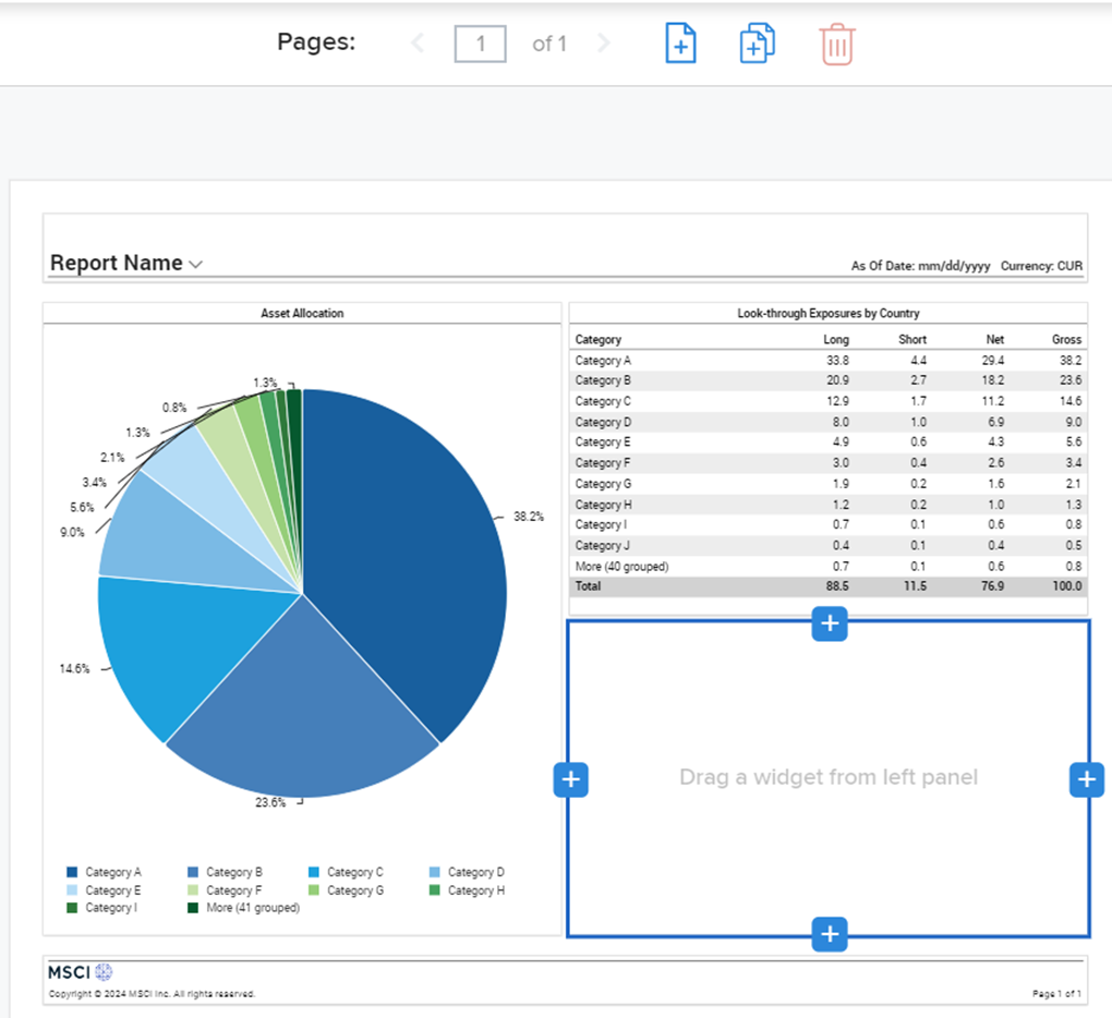 Report portfolio performance on a real-time basis