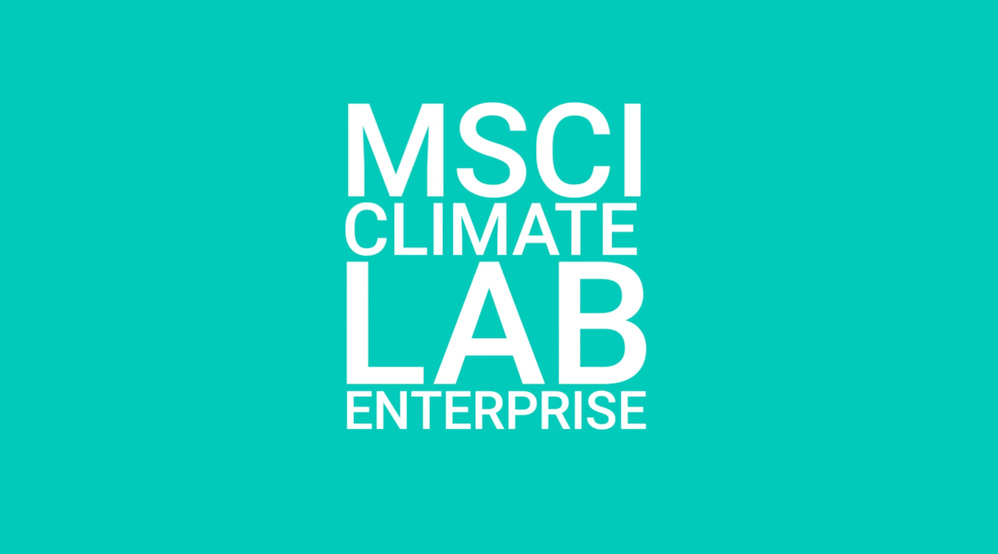 Introducing Climate Lab Enterprise MSCI